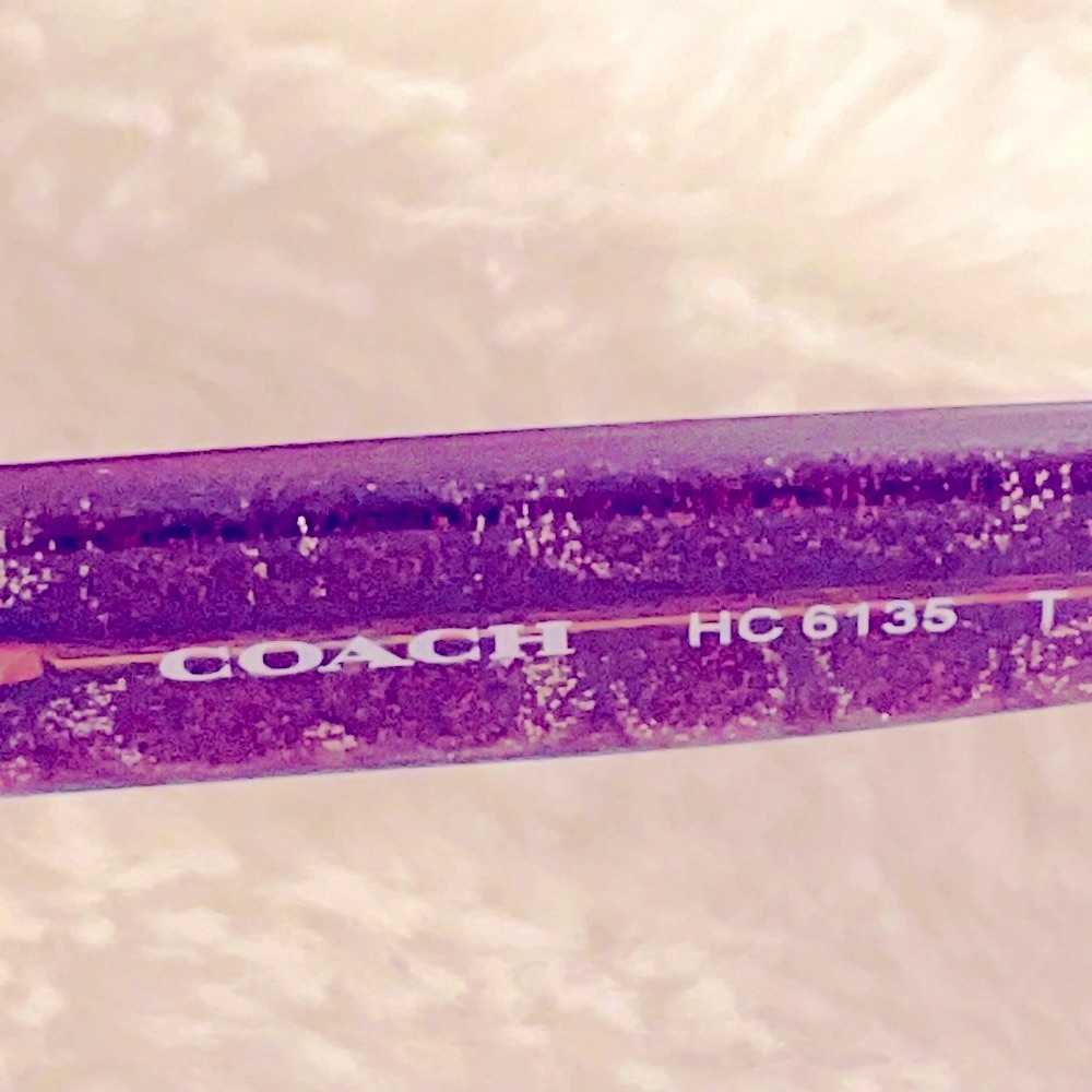 COACH Burgundy Glitter classy eye glasses